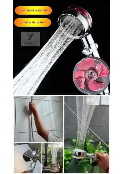Yayke 360 Derece Dönebilen Aç Kapa Su Tasarruflu Pervaneli Duş Başlığı Ürün İncelemesi