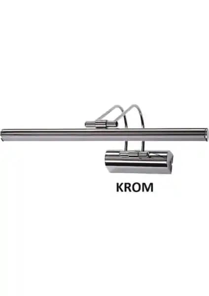 Yerli Üretim Krom 6W Flüt Kuğu Duvar Üstü LED Aplik ile Modern ve Şık İç Mekan Aydınlatması