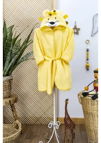 Yk Altın Nevresim Çocuk Bornozu: Yüksek Kaliteli Pamuklu Uyku Konforu ve Dayanıklılık