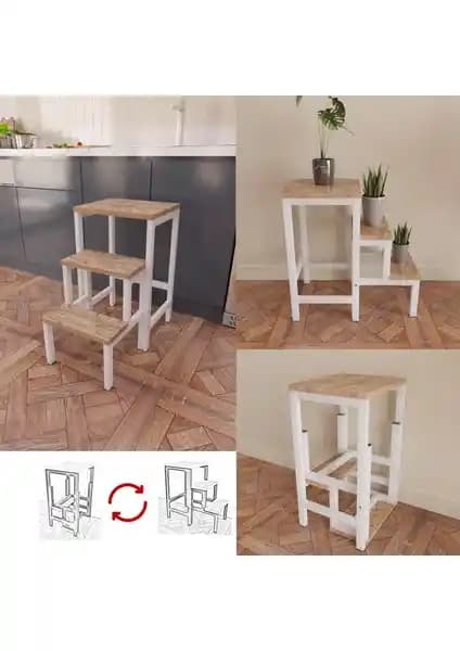 Yüceer Home Çok Amaçlı Katlanır Merdiven: Modern Tasarım ve Çok Yönlü Kullanım Özellikleri