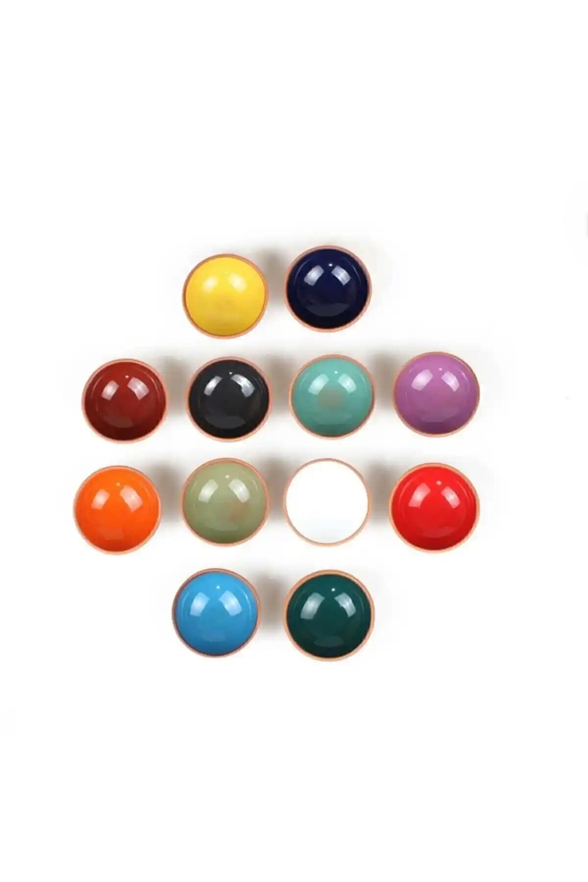 Avanos Toprak Kase Reçellik Seti 12'li Estetik ve Dayanıklı Seramik Tasarım