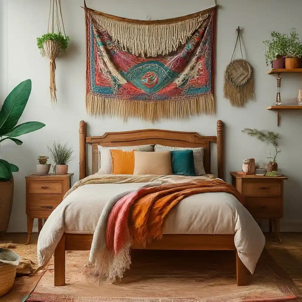 Bohem Tarzda Dekorasyon: Canlı Renkler ve Doğal Malzemelerle Rahat Mekânlar Yaratma