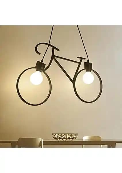 Bundera Bisiklet Sarkıt Avize: Modern ve Rustik Tarzda Şık İç Mekan Aydınlatması