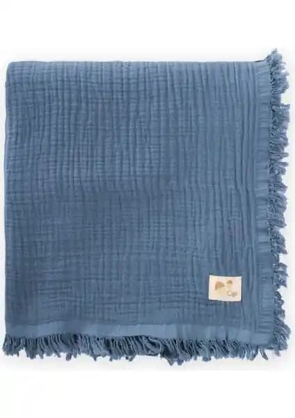 Cigit Dört Kat Püsküllü Battaniye: Doğal Pamuk Malzeme ve Şık Tasarım Özellikleri