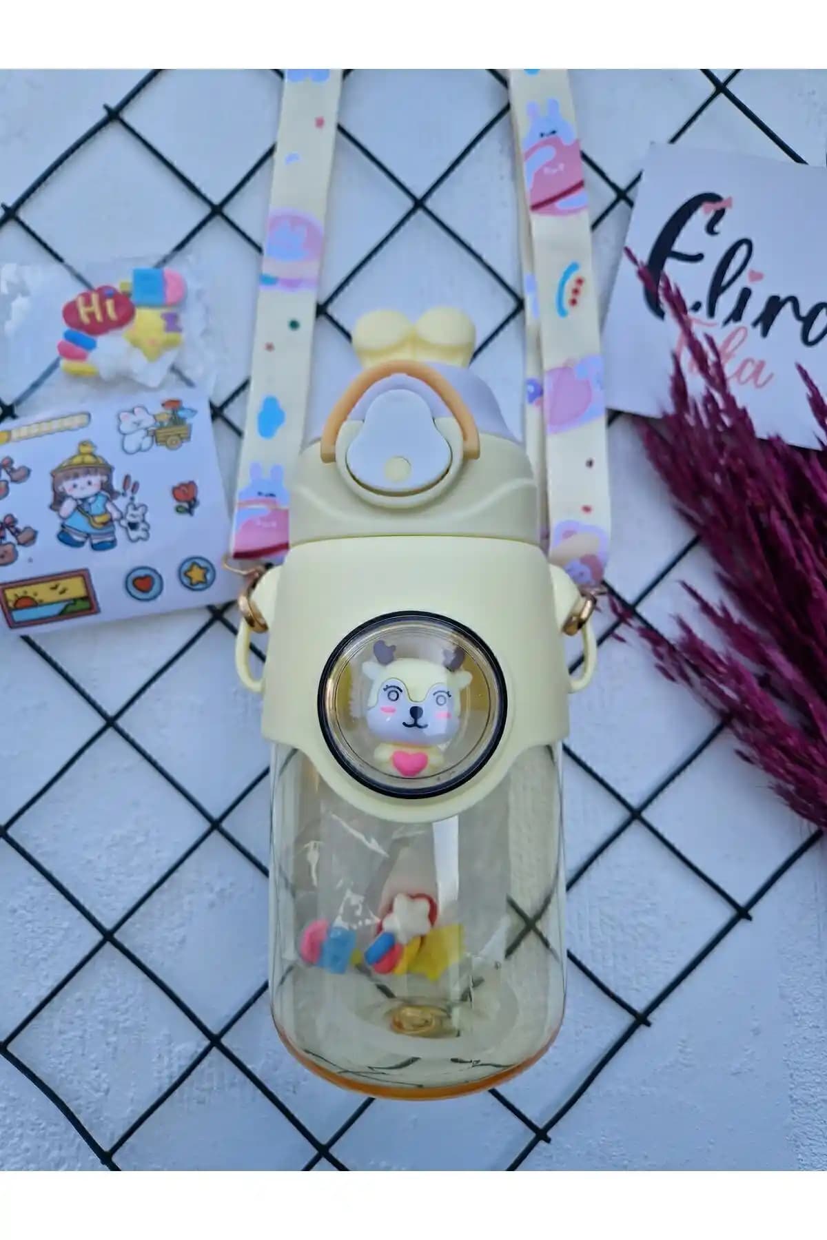 Çocuklar İçin Sevimli ve Sağlıklı 700 ml Plastik Su Matarası Tasarımı ve Özellikleri