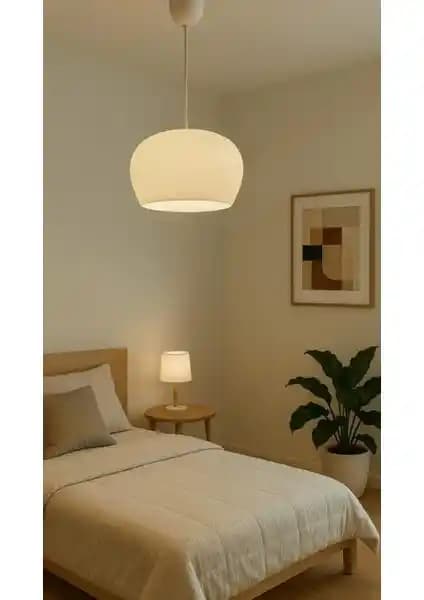 Decory Elysium Beyaz Modern Dokulu Sarkıt Avize: Şık ve Enerji Tasarruflu İç Mekan Aydınlatması