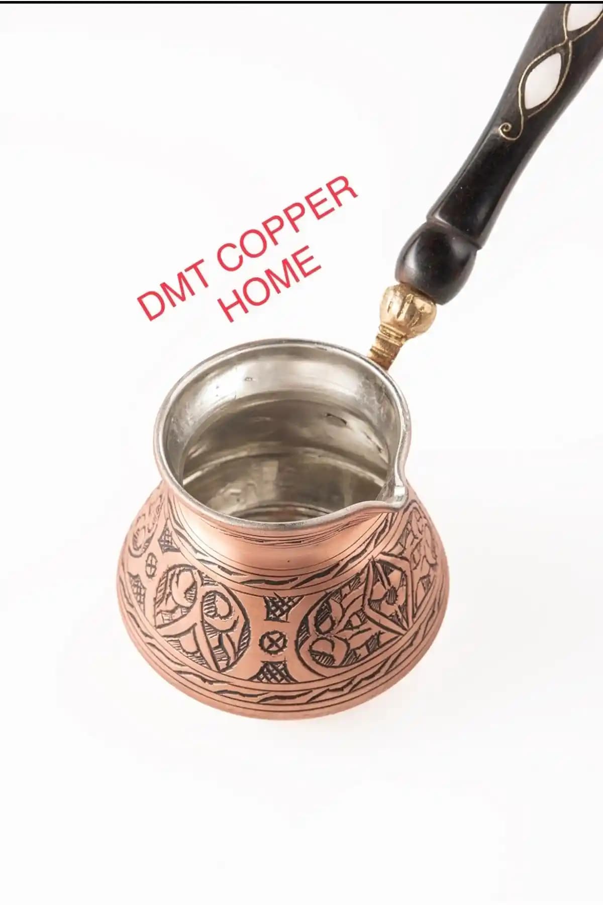 DMT COPPER HOME 6 Kişilik Bakır Türk Kahve Cezvesi Estetik ve Fonksiyonellik Bir Arada