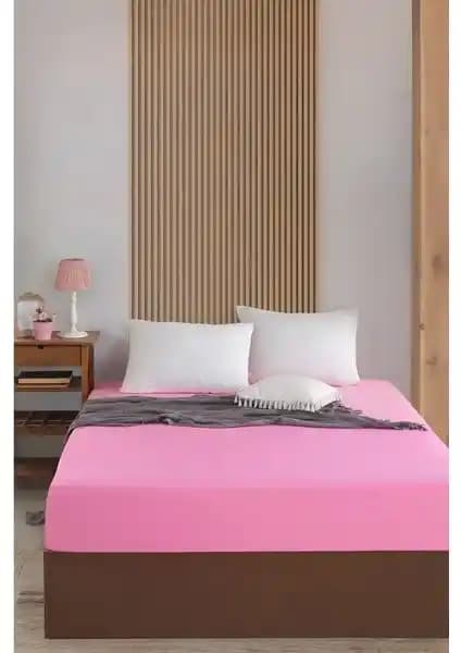 Ezgi Marka Çift Kişilik Lastikli Pamuk Kumaş Çarşafı Yatak Odası İçin Uygun Tasarım