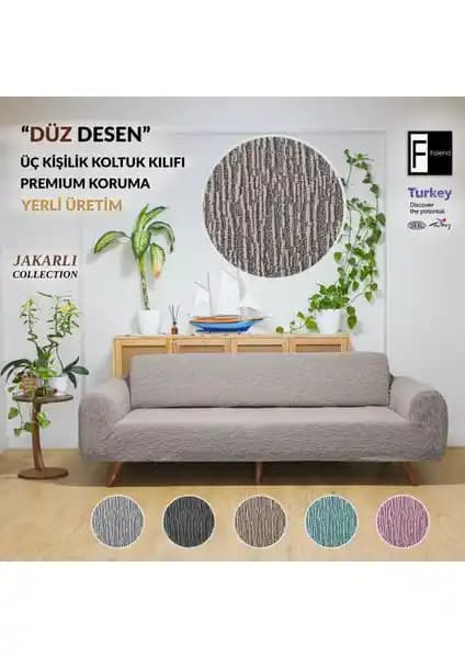 Faiend ve Tuchmall Jakarlı Kumaşlı 3 Kişilik Koltuk Kılıfı Karşılaştırması