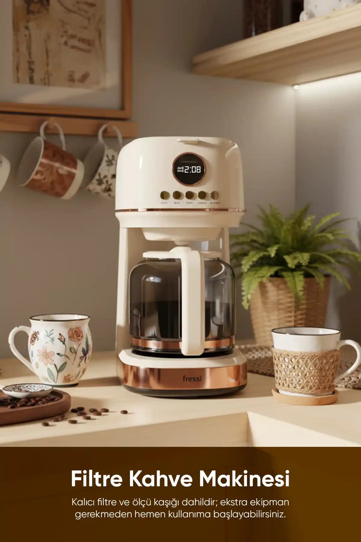 Fressi FR-FC09 Velluto Dijital Göstergeli Filtre Kahve Makinesi Detayları ve Kullanıcı Yorumları