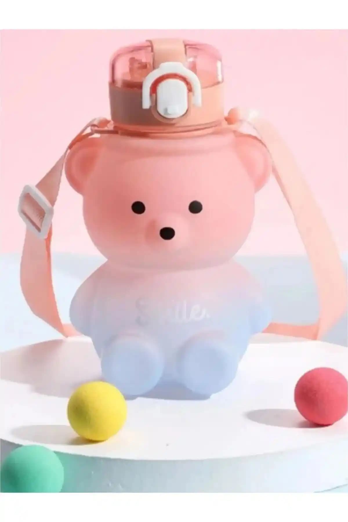 Kaşbaşı Home Smile Ayıcık Model Su Matarası Çocuklar ve Aileler İçin Pratik ve Estetik Tasarım