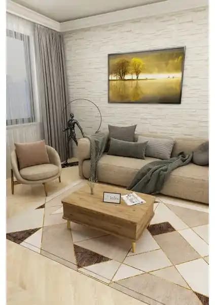 Kolexonline Desensiz 3 Kademeli Akıllı Sehpa: Çok Fonksiyonlu ve Modern Tasarım