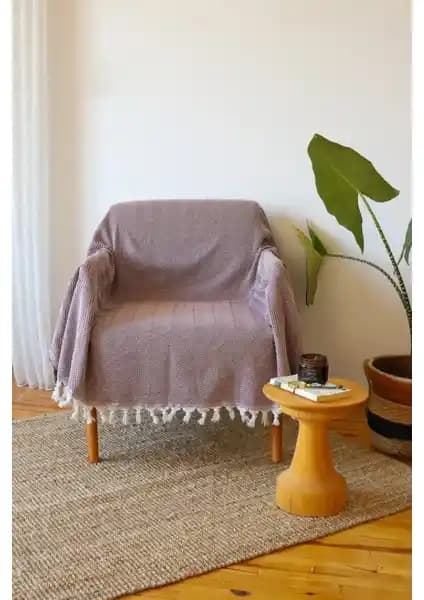 Koza Mix Berjer Tekli Koltuk Örtüsü Bordo Estetik ve Dayanıklı Tasarım Özellikleri