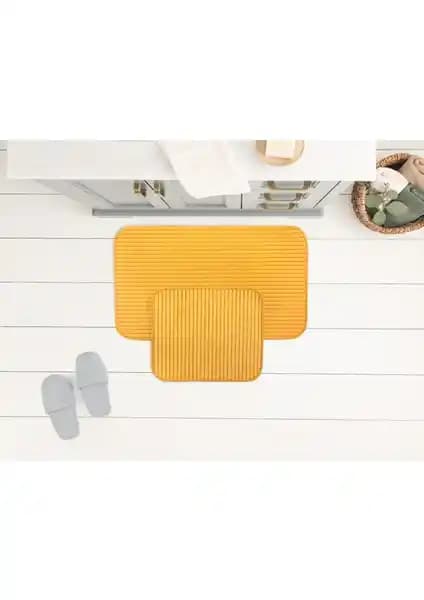 Madame Coco Mathılda 2'li Banyo Paspası: Estetik ve Kullanışlı Tasarım Özellikleri