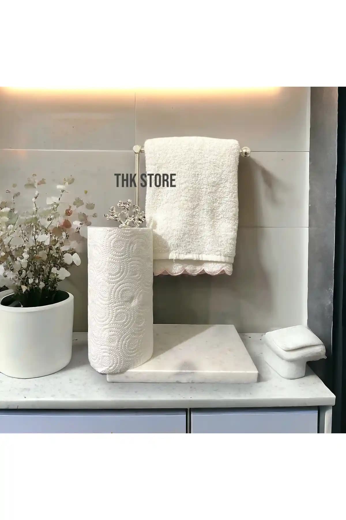 Mermer El ve Kağıt Havlulukları ile Mutfak ve Banyo Dekorasyonunu Zenginleştirin