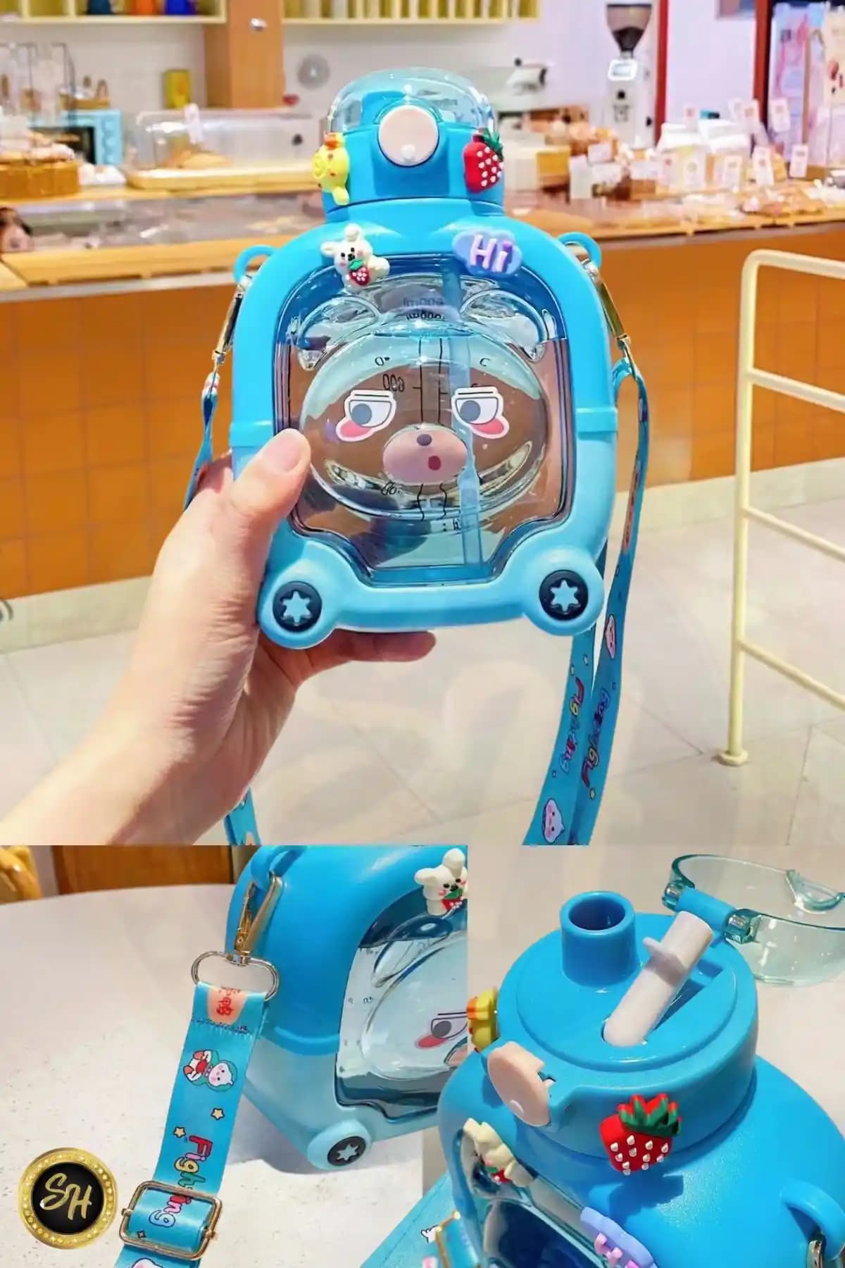 Mimoza Park Sevimli Ayıcık Model Su Matarası Çocuklar İçin Sağlıklı ve Pratik Kullanım