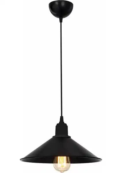 Modelight Büyük Maya Siyah Tekli Sarkıt: Modern ve Şık İç Mekan Aydınlatma Çözümü