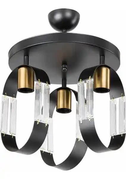 Modelight Nova 3'lü Plafonyer Avize Modern Tasarım ve Güçlü Işık Performansı