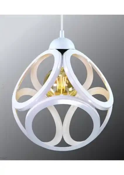 Modern Çember Küp Model Lambadar Tekli Sarkıt Avize ile İç Mekanlara Şıklık Katın