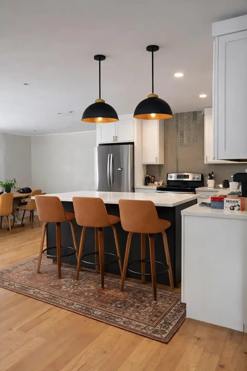 Mutfak Adası Aydınlatmasında Siyah ve Beyaz Avize Seçiminin Stil ve Fonksiyon Etkileri