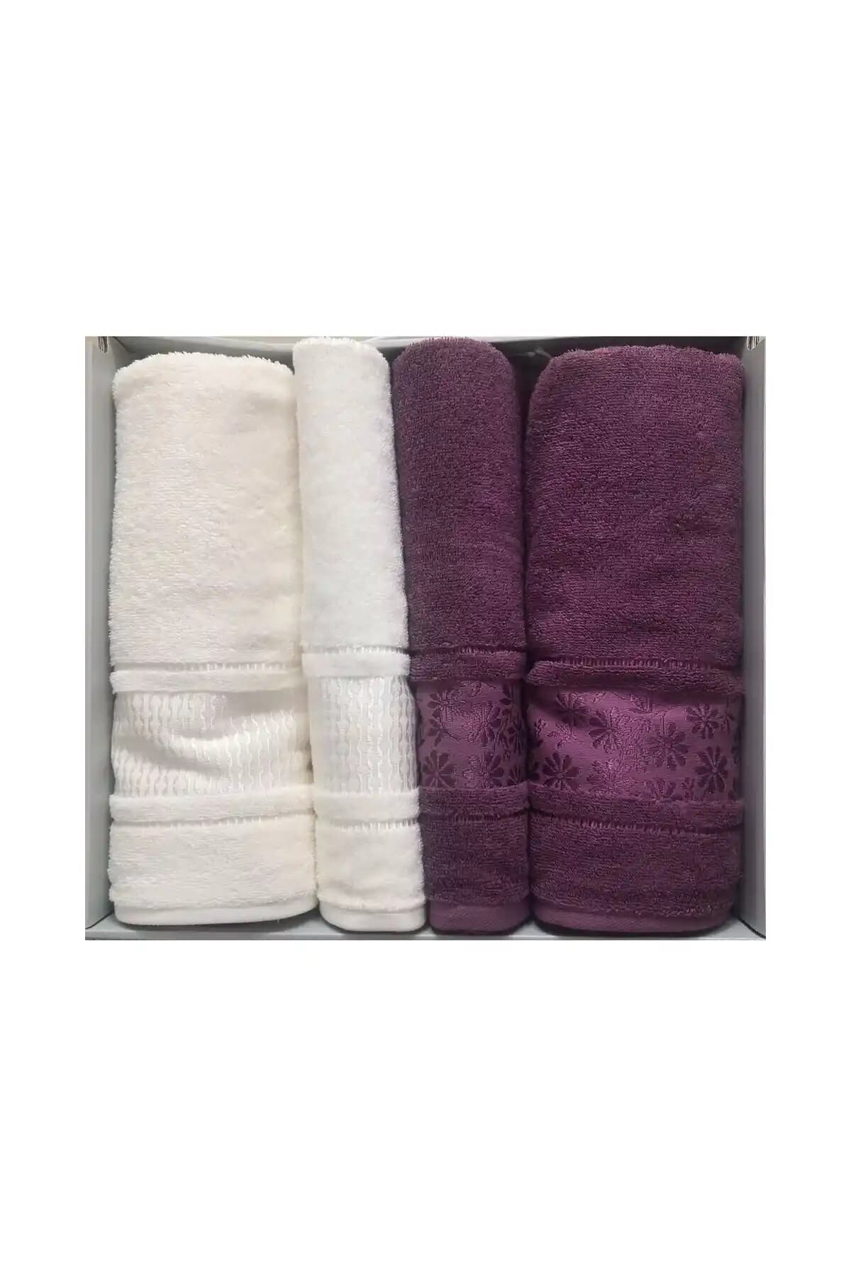 Özdilek Blossom Mürdüm ve Krem Renkli Pamuklu Havlu Seti Detaylı İnceleme ve Kullanım Rehberi