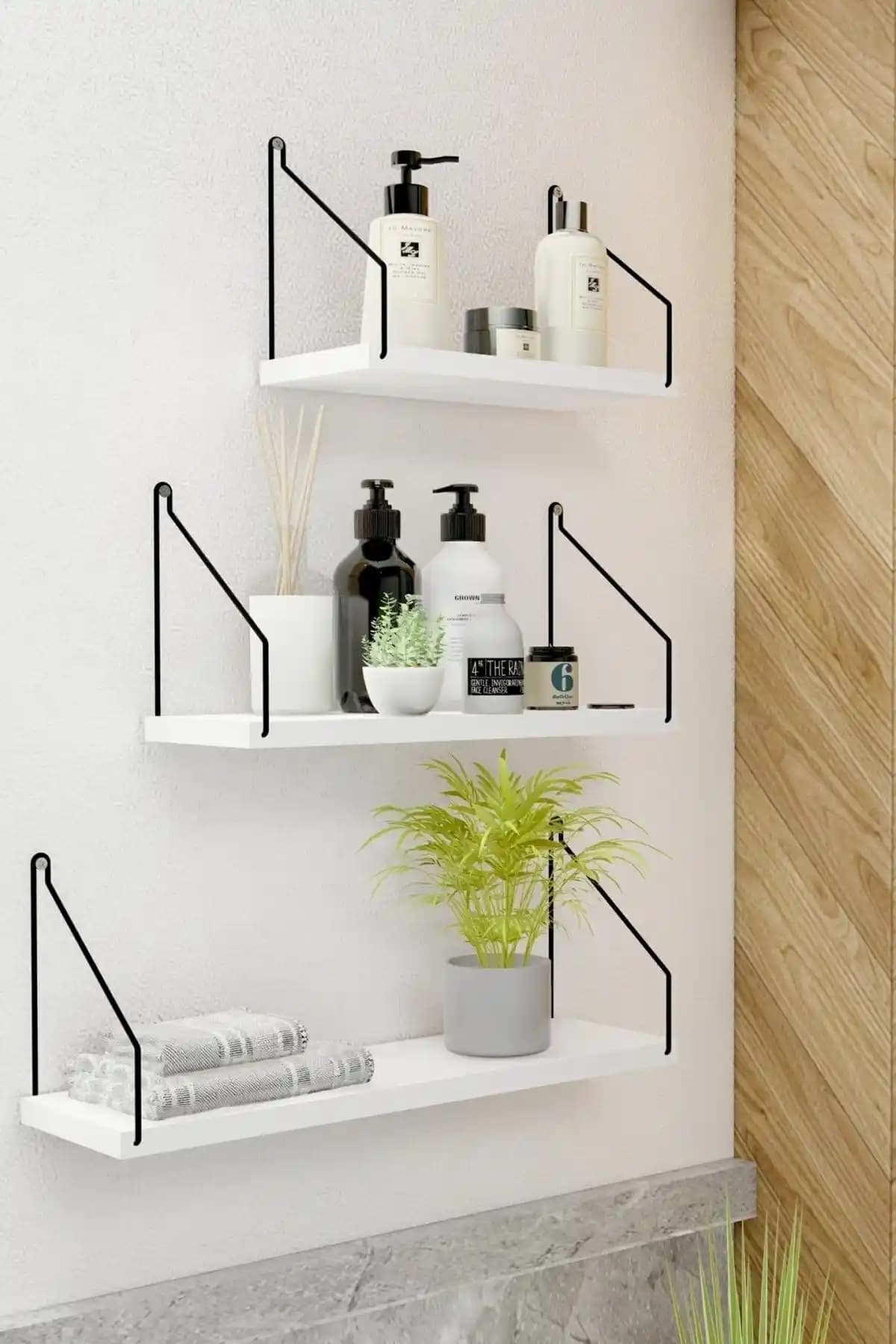 Roomie Home 3’lü Duvar Rafı Seti Modern ve Fonksiyonel Tasarım Çeşitleri