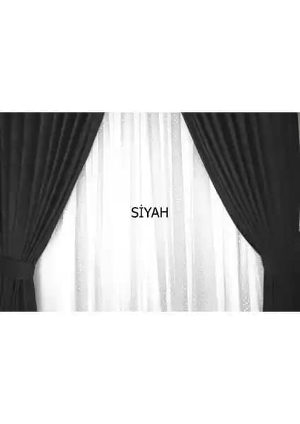 Taç Blackout Fon Perde Siyah: Işık ve Isı Yalıtımı Sağlayan Modern Tasarım
