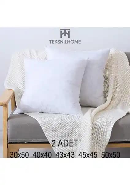 Teksnil Home Çiftli Kırlent Seti 40x40 cm Yüksek Kalite ve Estetik Tasarım