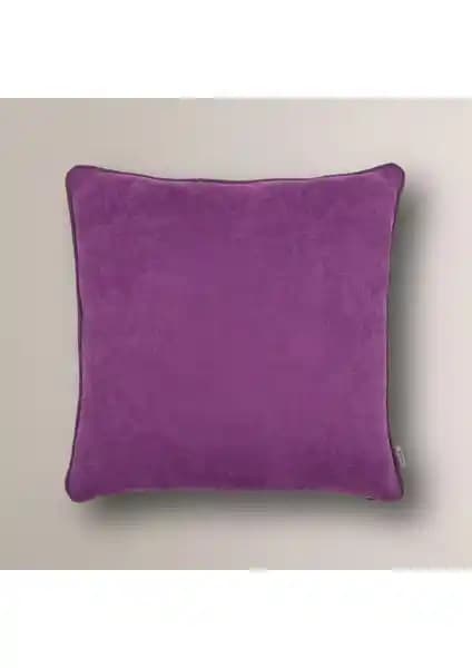 Vanilla Home Efe Biye Detaylı Düz Kırlent Kılıfı Modern ve Şık Ev Dekorasyonu İçin Uygun Bir Seçenektir