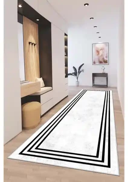 West Home Yıkanabilir Kaymaz Tabanlı Modern Yolluk Halı Özellikleri ve Kullanım Avantajları