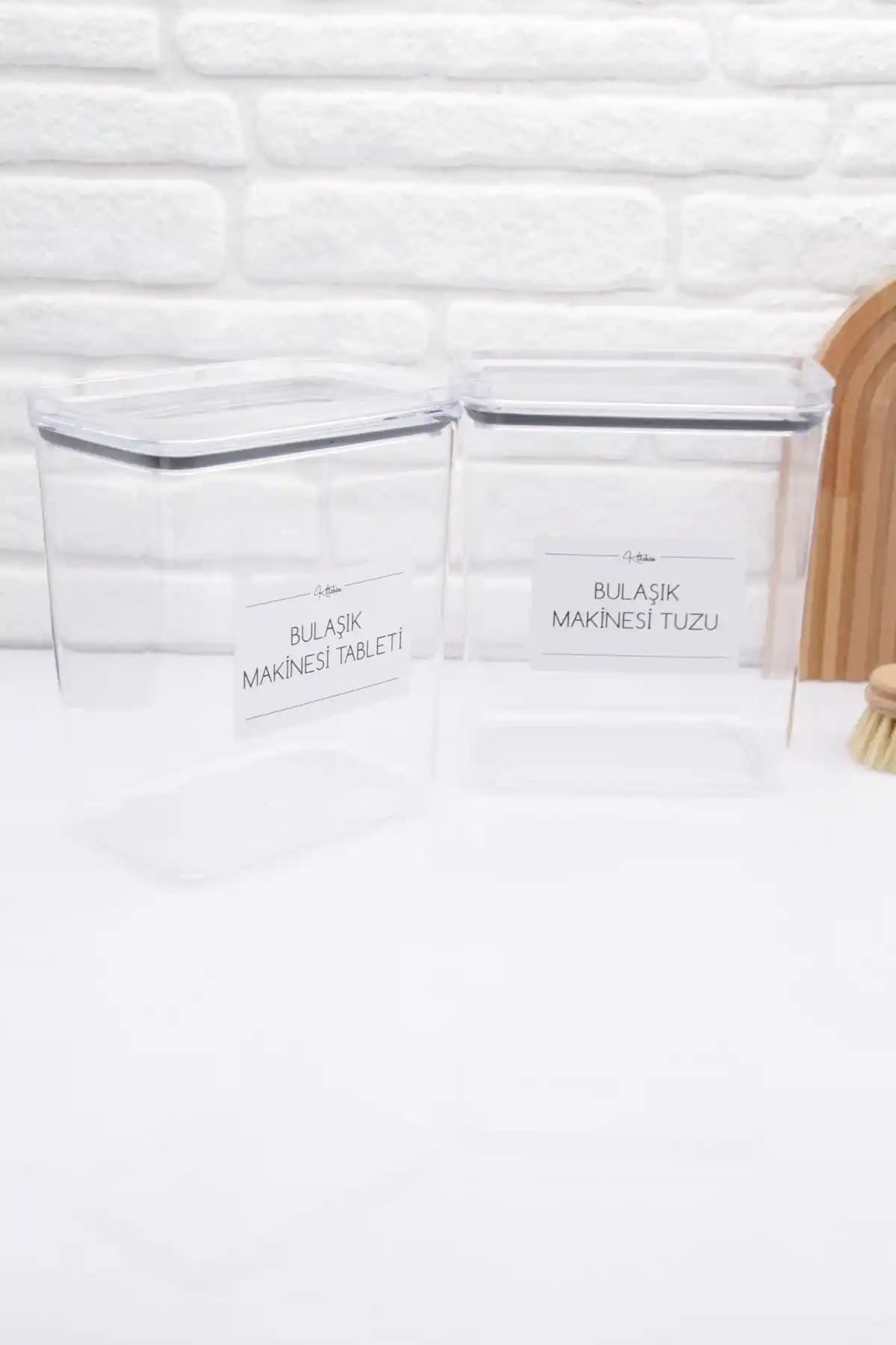 ZezeDesing Tasarımı Bulaşık Makinesi Deterjan Kavanozu ve Tuz Kutusu Ürün Özellikleri