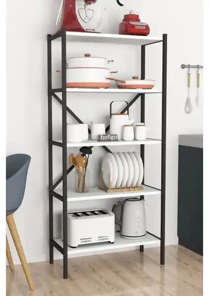 Bofigo 5 Raflı Metal Mutfak Düzenleyici ve Mutfak Standı Karşılaştırması