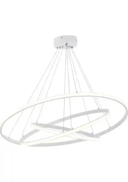 LED Avize Karşılaştırması: Beyaz ve Sarı Kaplamalı Modern Tasarımlar