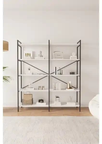 Mobitopya Nilamu Serisi Kitaplık Karşılaştırması 150 cm ve 65 cm Modelleri