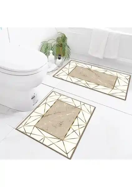 Yıkanabilir Dijital Baskılı ve Peluş Kaymaz Tabanlı Banyo Paspası Setleri Karşılaştırması
