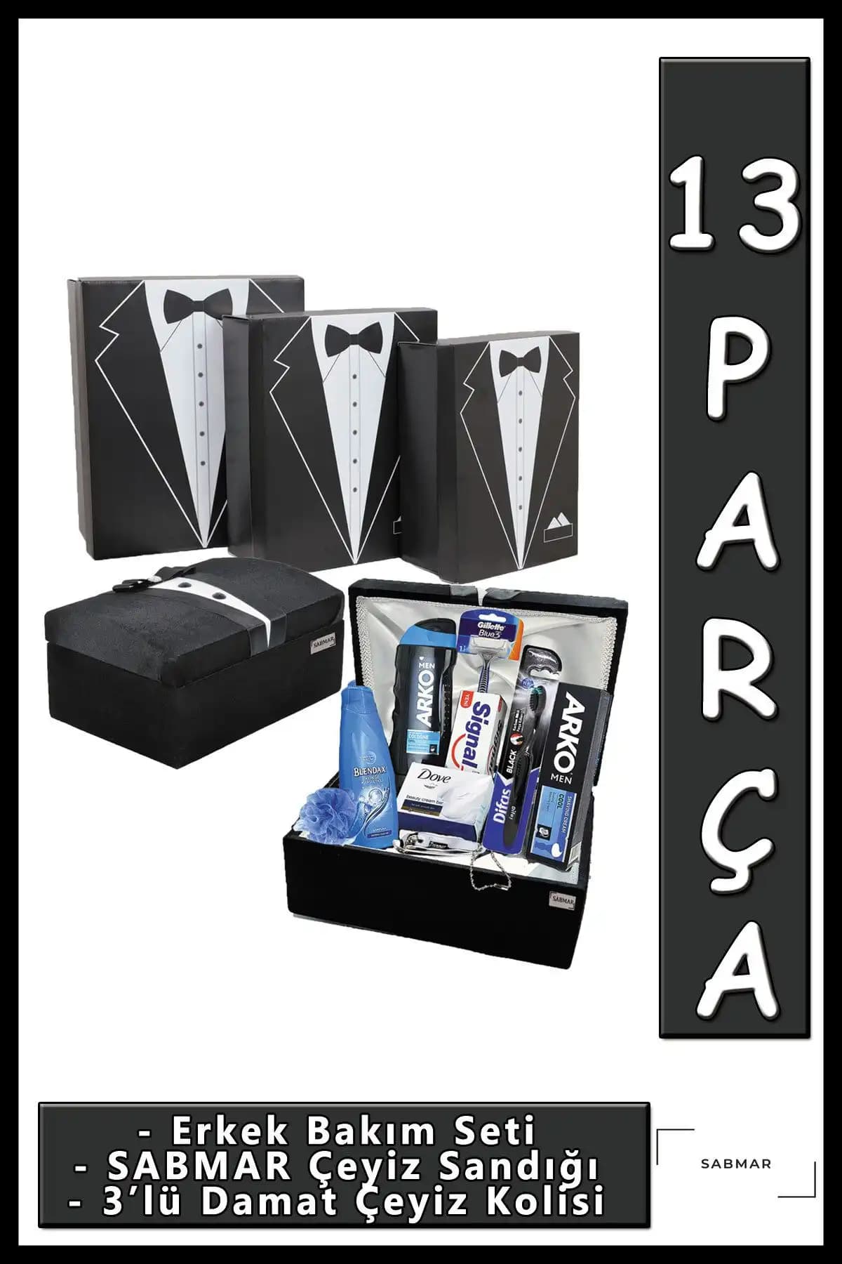 Arko Men Damat Bohçası ve Çt Çeyizci Damat Kutusu Karşılaştırması 1