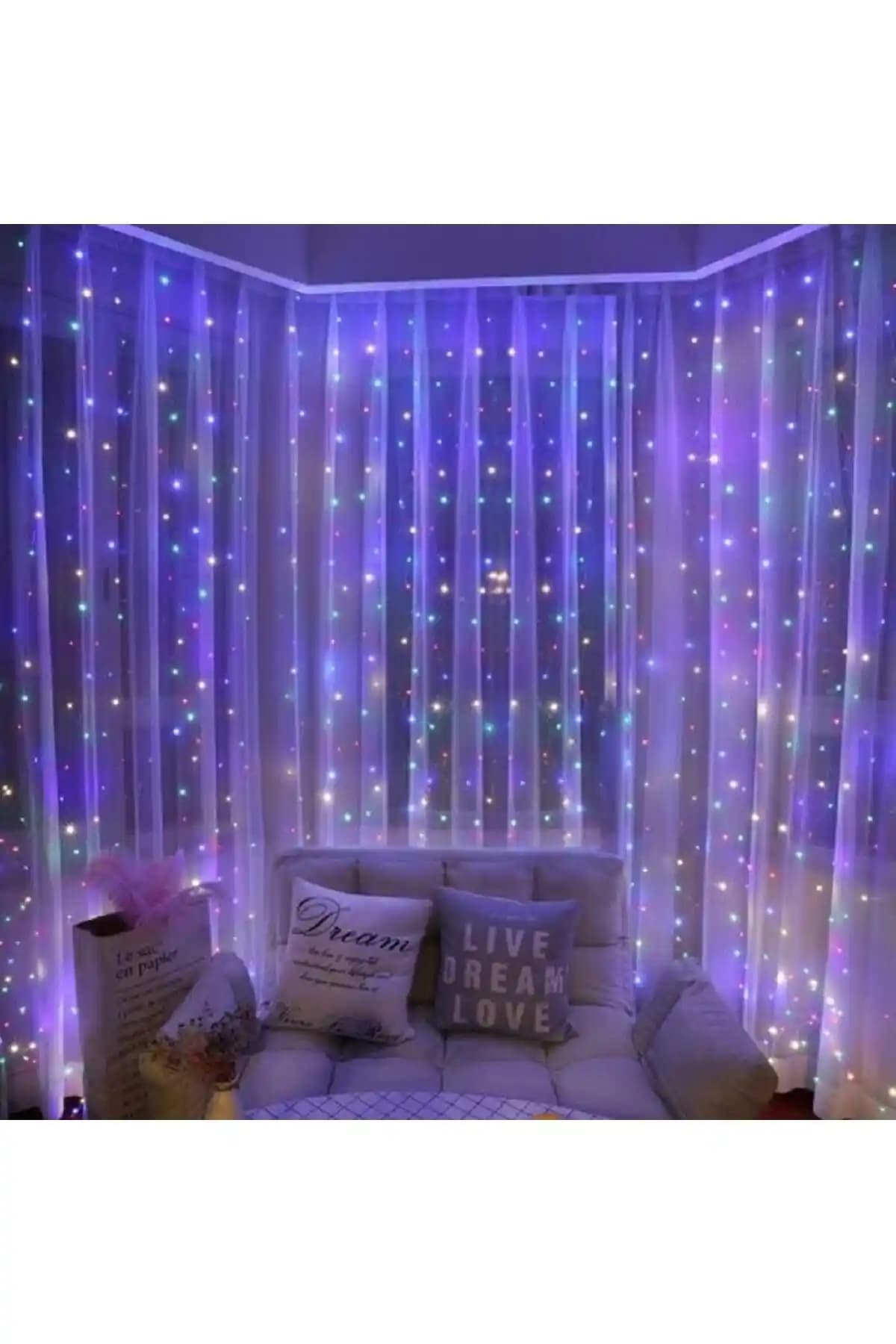 Happyland 3 Metre Peri Pilli LED Renkli Çok Amaçlı Dekorasyon Çözümü