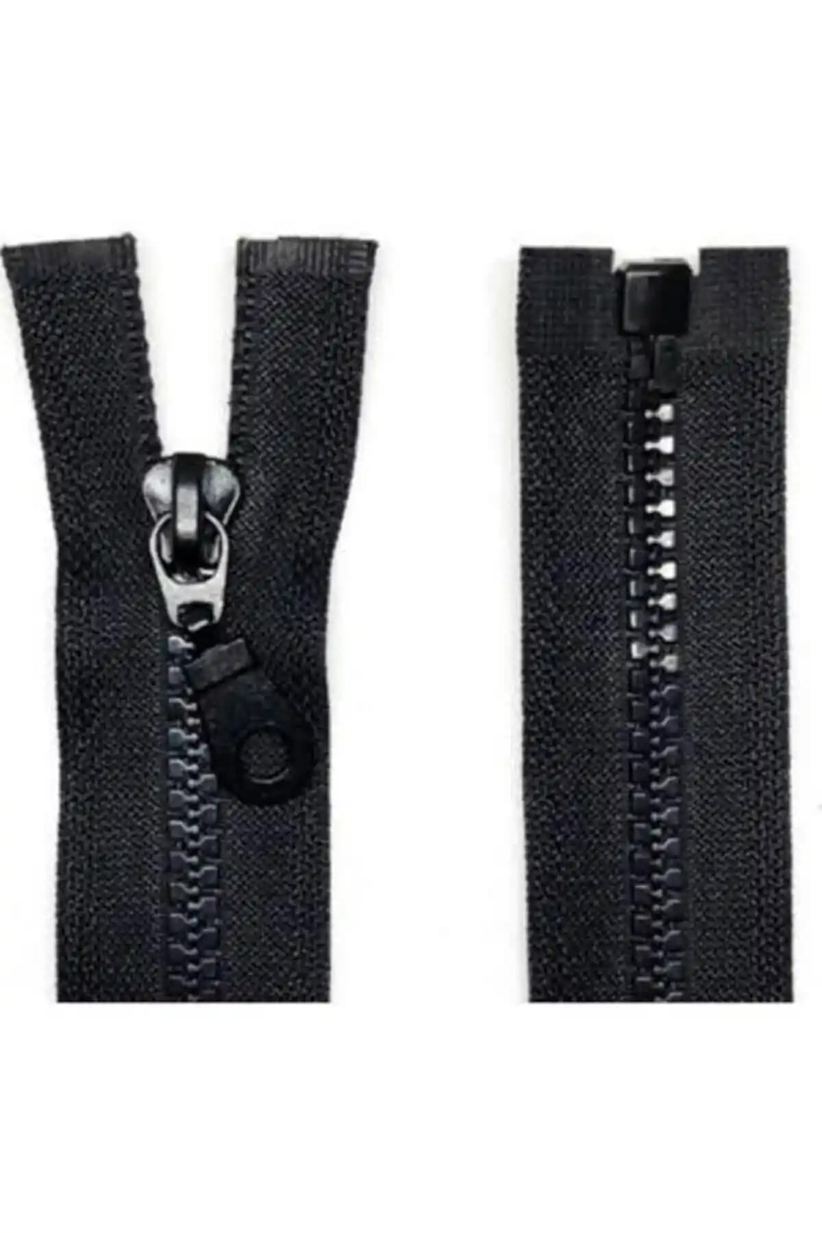 Kezban Tekstil Siyah Kemik Diş Mont Fermuarı Yüksek Kalite ve Dayanıklılık Sunar