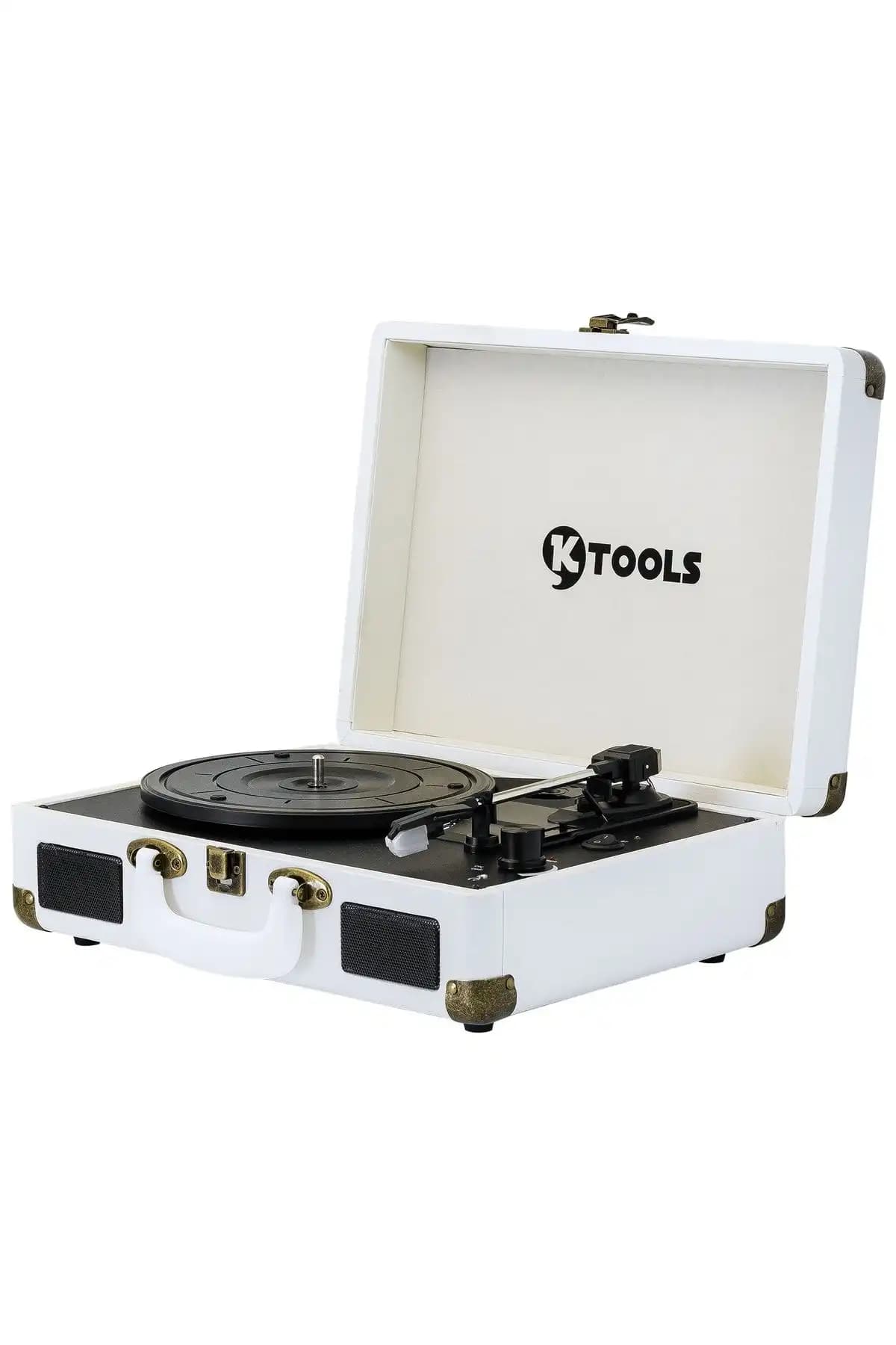 Ktools Nostalgie K344 Beyaz Bluetooth Çanta Pikap: Retro ve Modern Özelliklerin Birleşimi