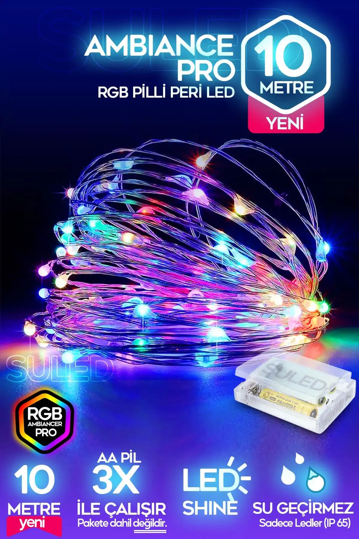 SULED RGB Pilli Led Işık ve SULED SL-1042 Dekoratif Peri Led Karşılaştırması 1