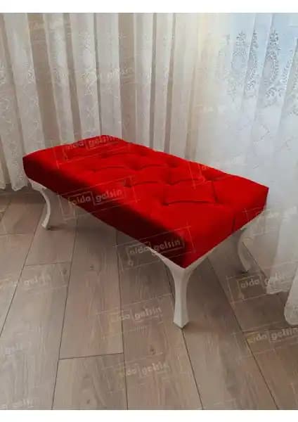 AldaGelsin 110 cm Kapitoneli Ayak Ucu Bench Puf Girişler İçin Fonksiyonel ve Şık Mobilya