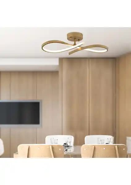 Apliqa Vetto Eskitme 38 Watt Modern Metal Plafonyer ile Şık ve Fonksiyonel Aydınlatma Çözümü