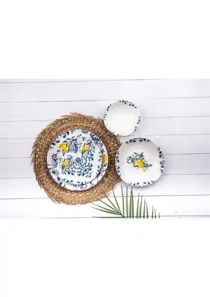 Aryılz Marianna Klasik Yemek Seti 24 Parça Şık ve Dayanıklı Porselen Takım