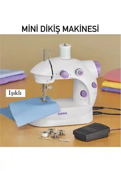 Auhma Mini Ev Dikiş Makinesi: Pratik ve Çok Fonksiyonlu Taşınabilir Dikiş Çözümü
