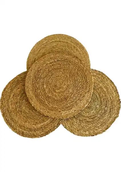 Bambum Hasır Amerikan Servisleri: Doğal ve Şık Masa Dekorasyonu İçin El Yapımı Ürünler