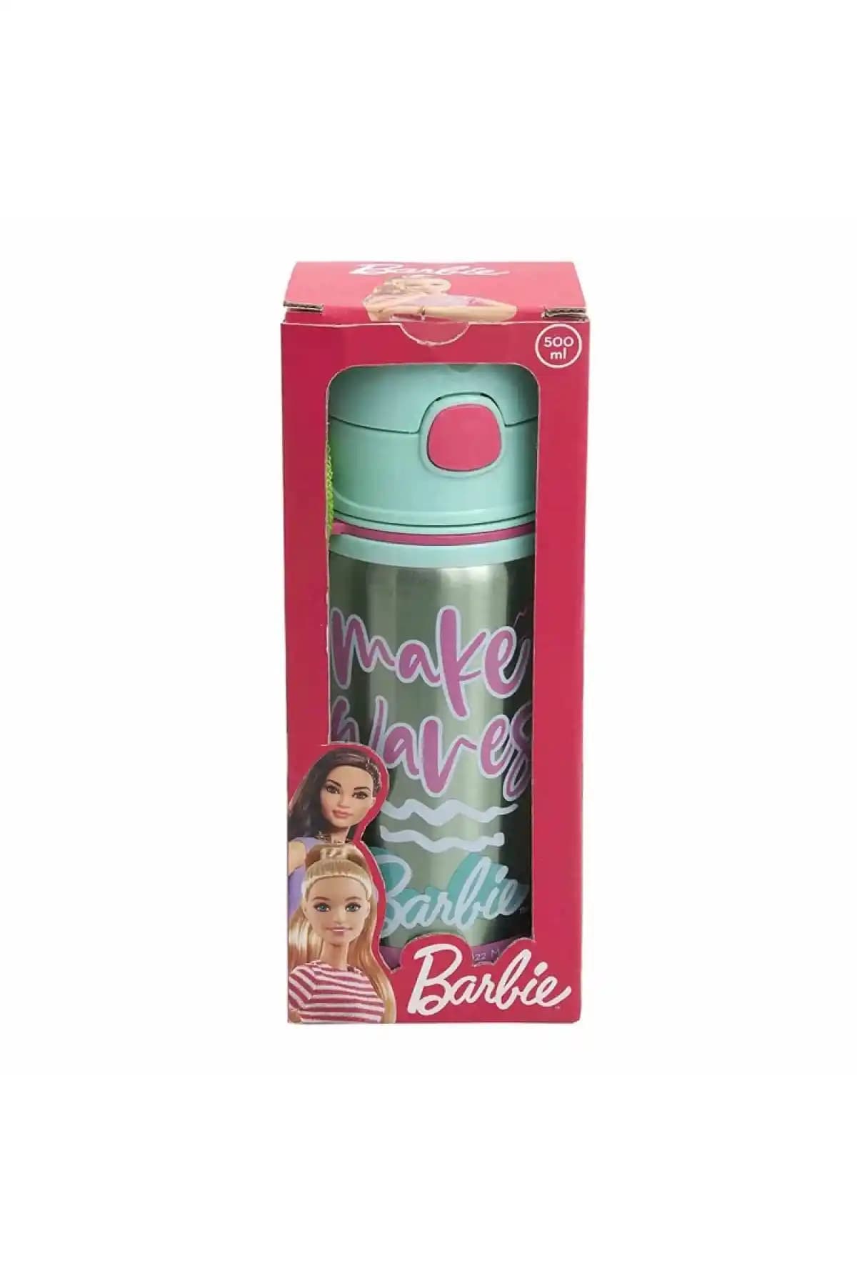 Barbie Çelik Matara Salto 500ml: Dayanıklı ve Renkli Tasarımıyla Günlük Kullanım İçin Uygun