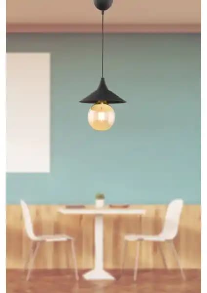 Begüsa Berlin Siyah Tekli Avize Modern Dekorasyon İçin Şık ve Dayanıklı Aydınlatma Çözümü