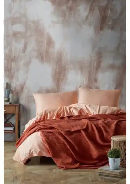 Berolige 4 Kat Müslin Pamuklu Battal Pike Yatak Dekorasyonunda Şıklık ve Konfor Sağlar