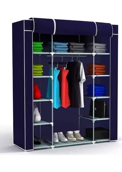 Beyaz Pazar Bez Dolap: Geniş İç Hacim ve Şık Tasarım ile Pratik Depolama Çözümü