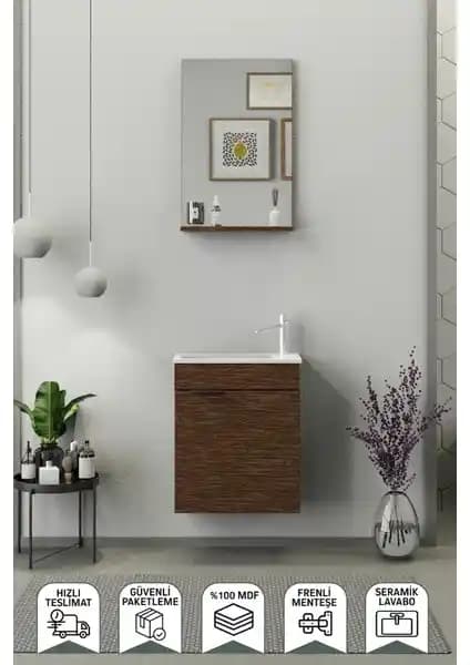 Biani Fix Arya 50 Cm Banyo Dolabı Modern Tasarım ve Fonksiyonellik Bir Arada